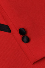 Load image into Gallery viewer, Little Tuxedos &quot;Prodigy&quot; Red Tuxedo (5-Piece Set)