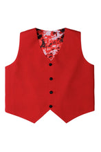 Load image into Gallery viewer, Little Tuxedos &quot;Prodigy&quot; Red Tuxedo (5-Piece Set)