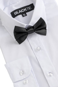 BLACKTIE "London" Kids Onyx Black Tuxedo (5-Piece Set)