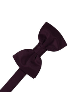 Cardi Berry Luxury Satin Kids Bow Tie