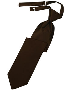 Cardi Chocolate Luxury Satin Kids Necktie