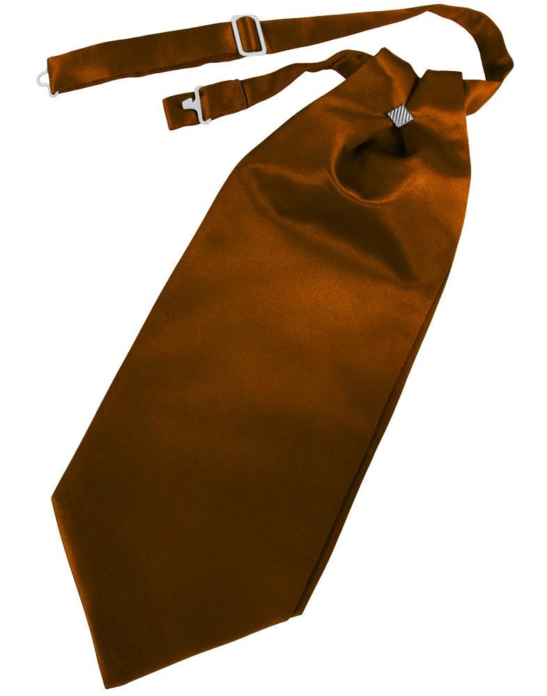 Cardi Cognac Solid Satin Kids Cravat