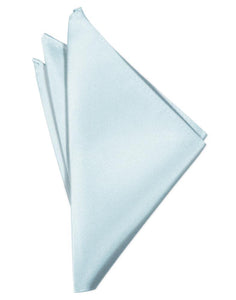 Cardi Light Blue Luxury Satin Pocket Square