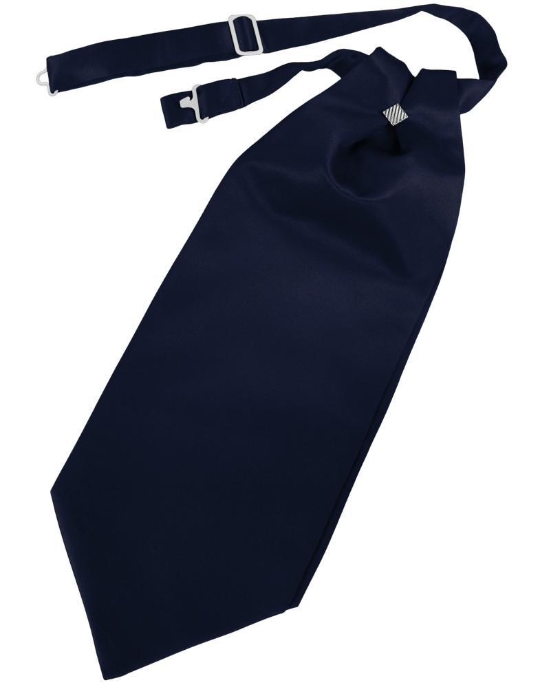 Cardi Midnight Blue Solid Satin Kids Cravat