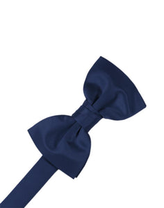 Cardi Peacock Luxury Satin Kids Bow Tie
