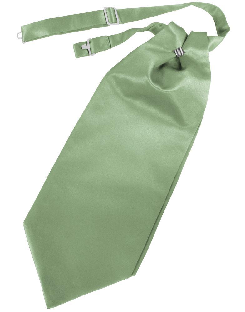 Sage Solid Satin Kids Cravat Sage Solid Satin Kids Cravat