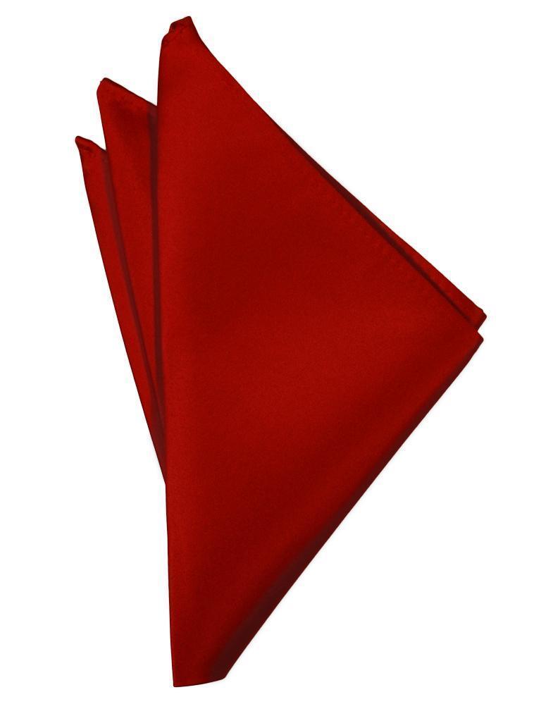 Scarlet Luxury Satin Pocket Square Scarlet Luxury Satin Pocket Square