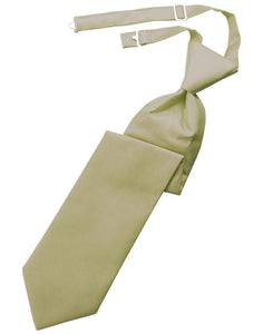 Cardi Champagne Solid Twill Kids Necktie