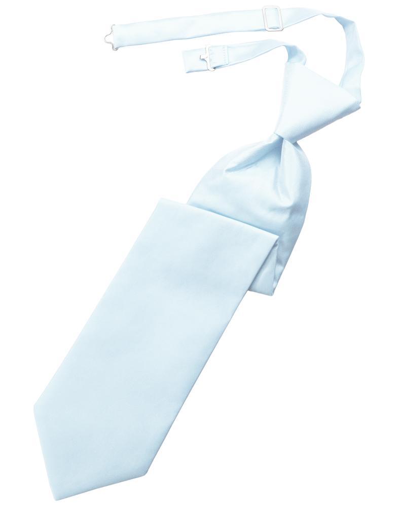 Powder Blue Solid Twill Kids Necktie Powder Blue Solid Twill Kids Necktie
