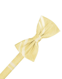 Cardi Banana Striped Satin Kids Bow Tie