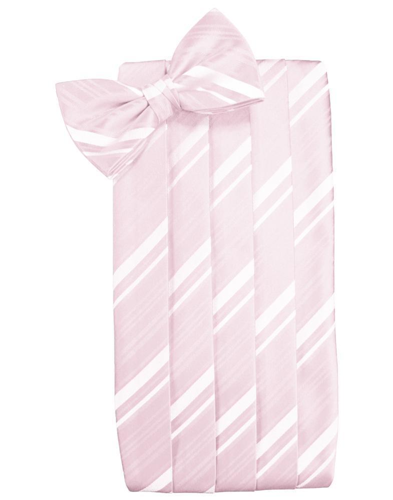 Cardi Blush Kids Striped Satin Cummerbund