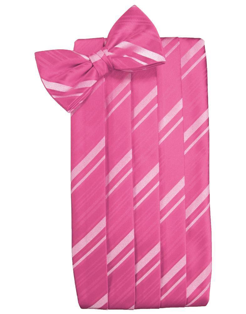 Cardi Bubblegum Kids Striped Satin Cummerbund