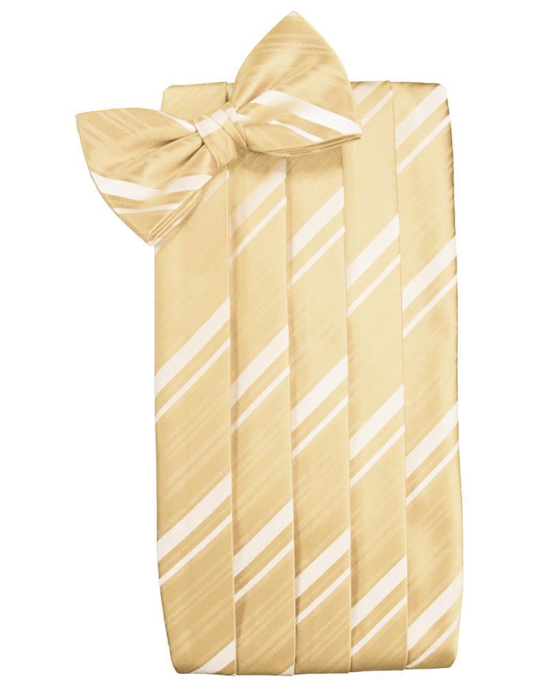 Cardi Harvest Maize Kids Striped Satin Cummerbund