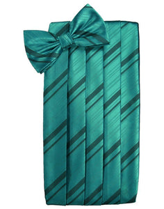 Cardi Jade Kids Striped Satin Cummerbund