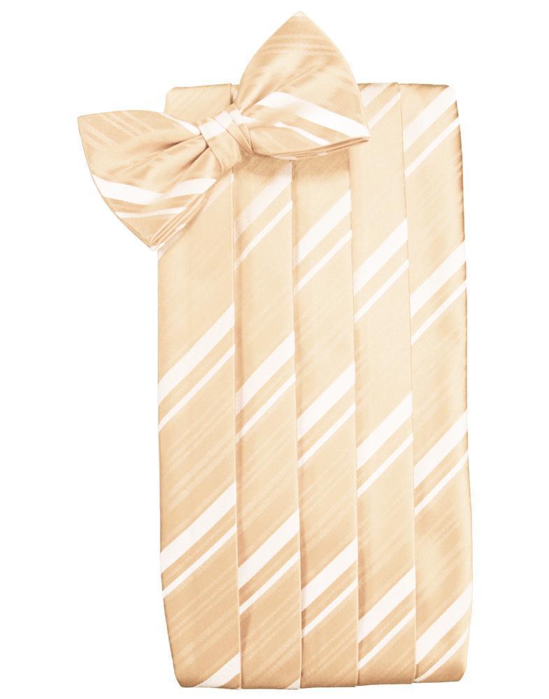 Cardi Peach Kids Striped Satin Cummerbund