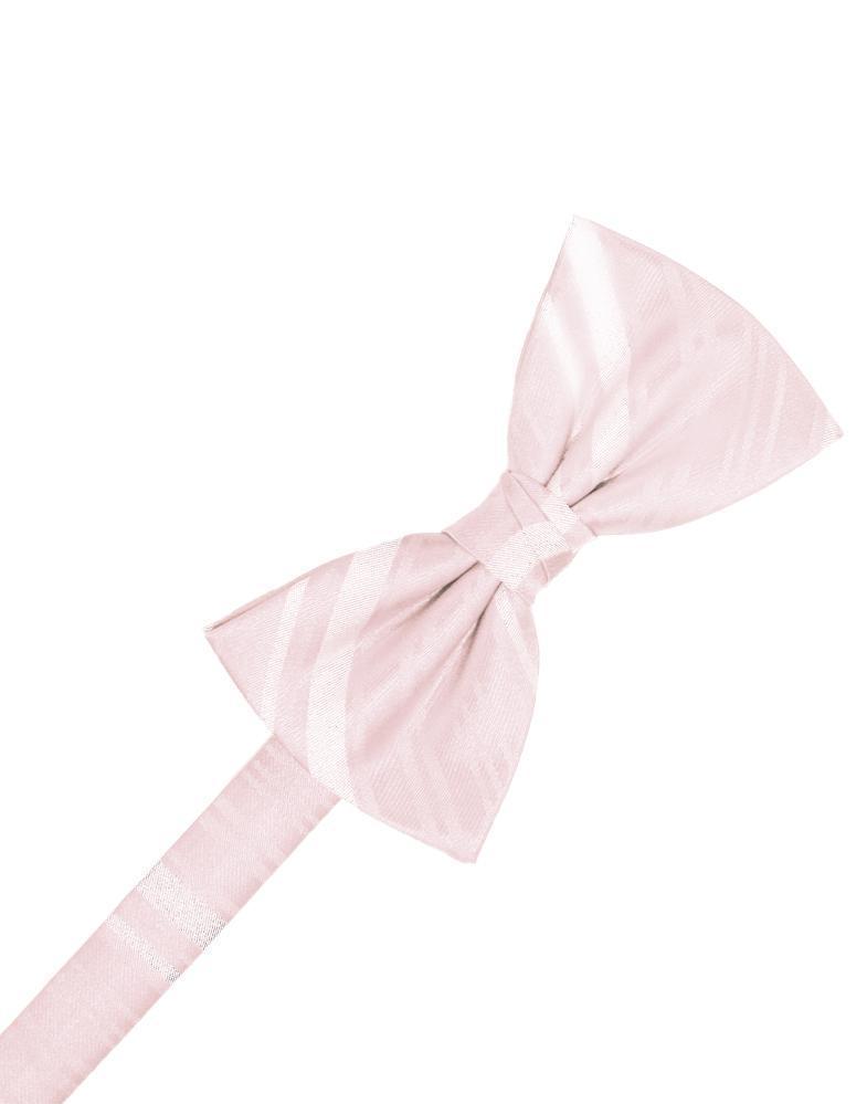 Cardi Pink Striped Satin Kids Bow Tie