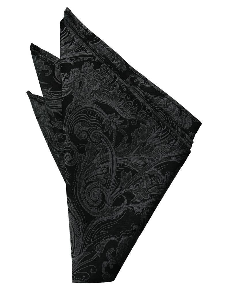 Cardi Black Tapestry Pocket Square