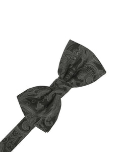 Cardi Charcoal Tapestry Kids Bow Tie