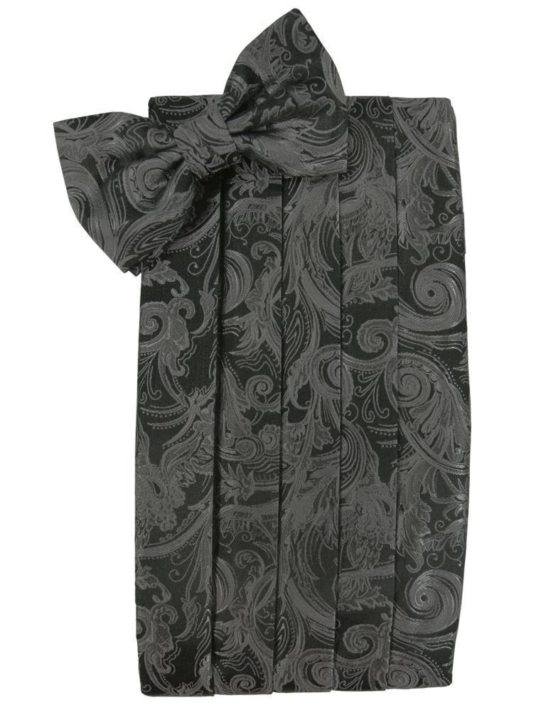 Cardi Charcoal Tapestry Kids Cummerbund