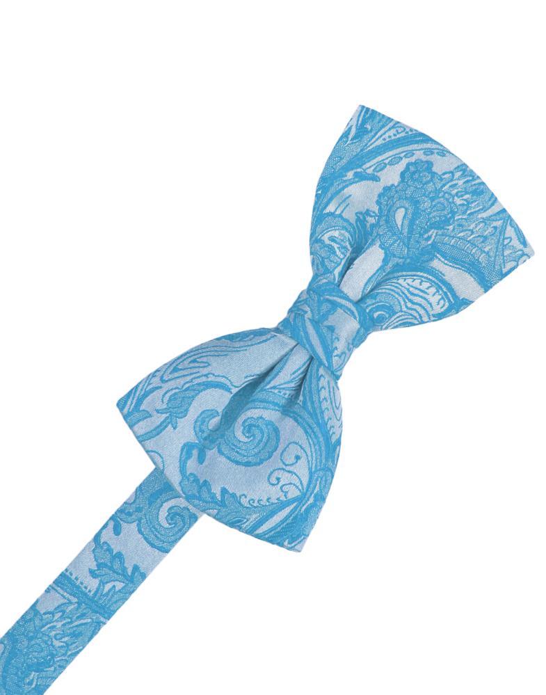Cardi Turquoise Tapestry Kids Bow Tie