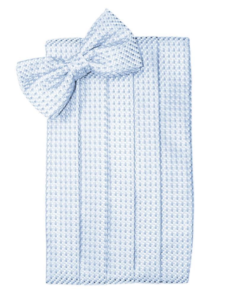 Cardi Powder Blue Venetian Kids Cummerbund