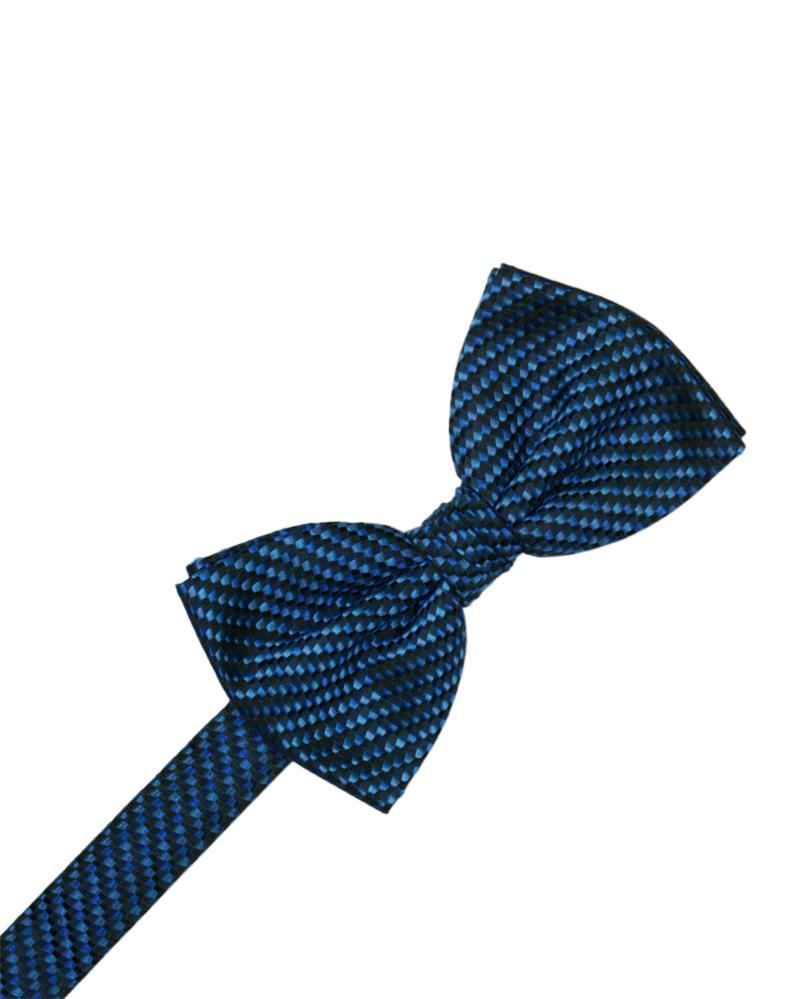 Cardi Royal Blue Venetian Kids Bow Tie