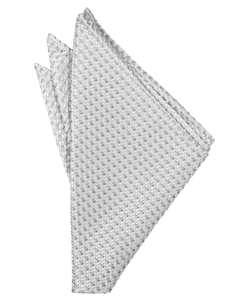 Cardi Silver Venetian Pocket Square