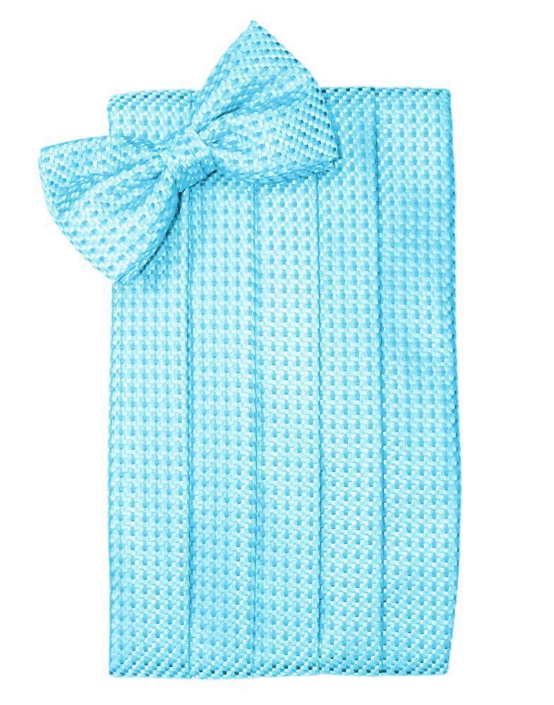 Cardi Turquoise Venetian Kids Cummerbund