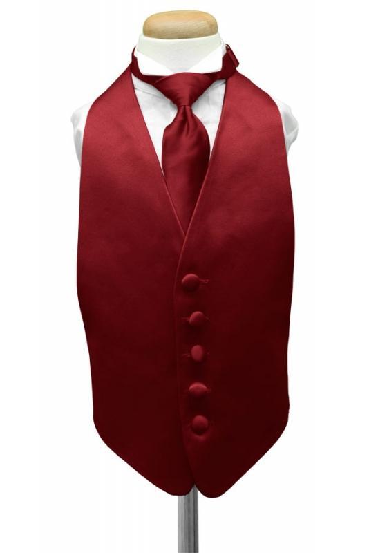 Apple Luxury Satin Tuxedo Vest