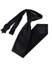 Load image into Gallery viewer, BLACKTIE Black &quot;Eternity&quot; Kids Necktie