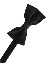 Load image into Gallery viewer, BLACKTIE Black &quot;Eternity&quot; Kids Bow Tie