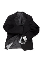 Load image into Gallery viewer, BLACKTIE &quot;Kingston&quot; Kids Onyx Black Tuxedo (5-Piece Set)