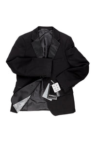 BLACKTIE "Kingston" Kids Onyx Black Tuxedo (5-Piece Set)