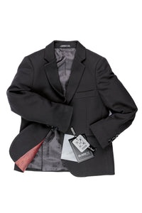 BLACKTIE "Liam" Kids Onyx Black Suit (5-Piece Set)