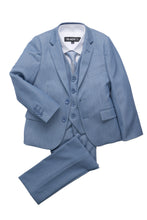 Load image into Gallery viewer, BLACKTIE &quot;Liam&quot; Kids Denim Blue Suit (5-Piece Set)