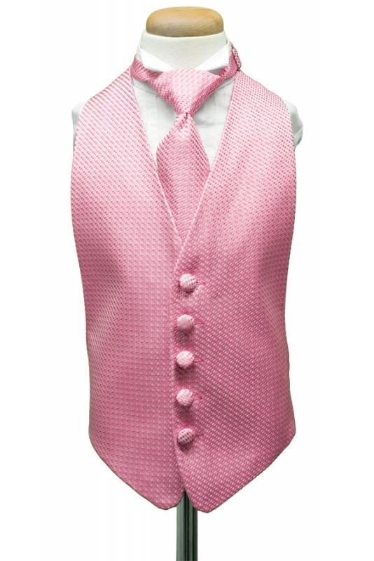 Cardi Bubblegum Venetian Kids Tuxedo Vest