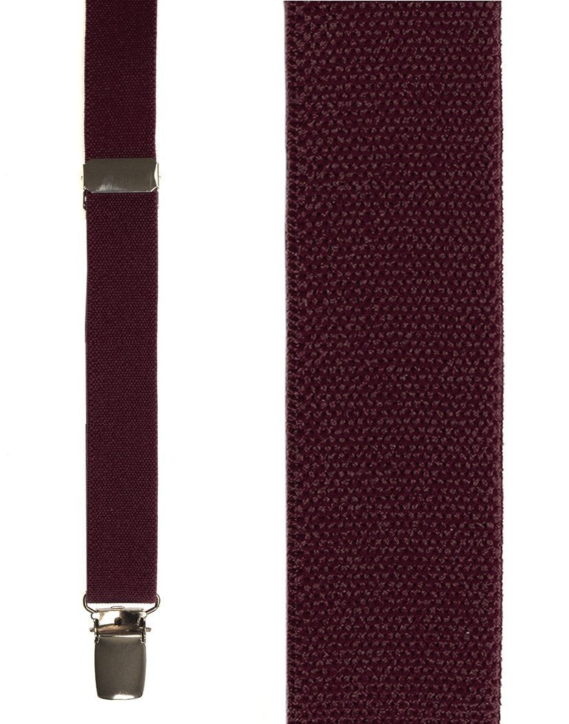 Cardi Kids Burgundy Oxford Suspenders