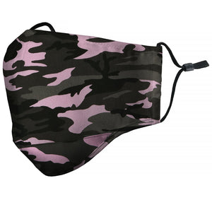 Mask Barn Kids "Camo" Pink Face Mask