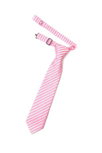 Cardi Pink Newton Stripe Kids Necktie