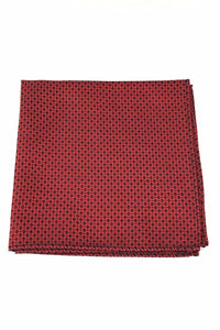 Cardi Red Regal Pocket Square