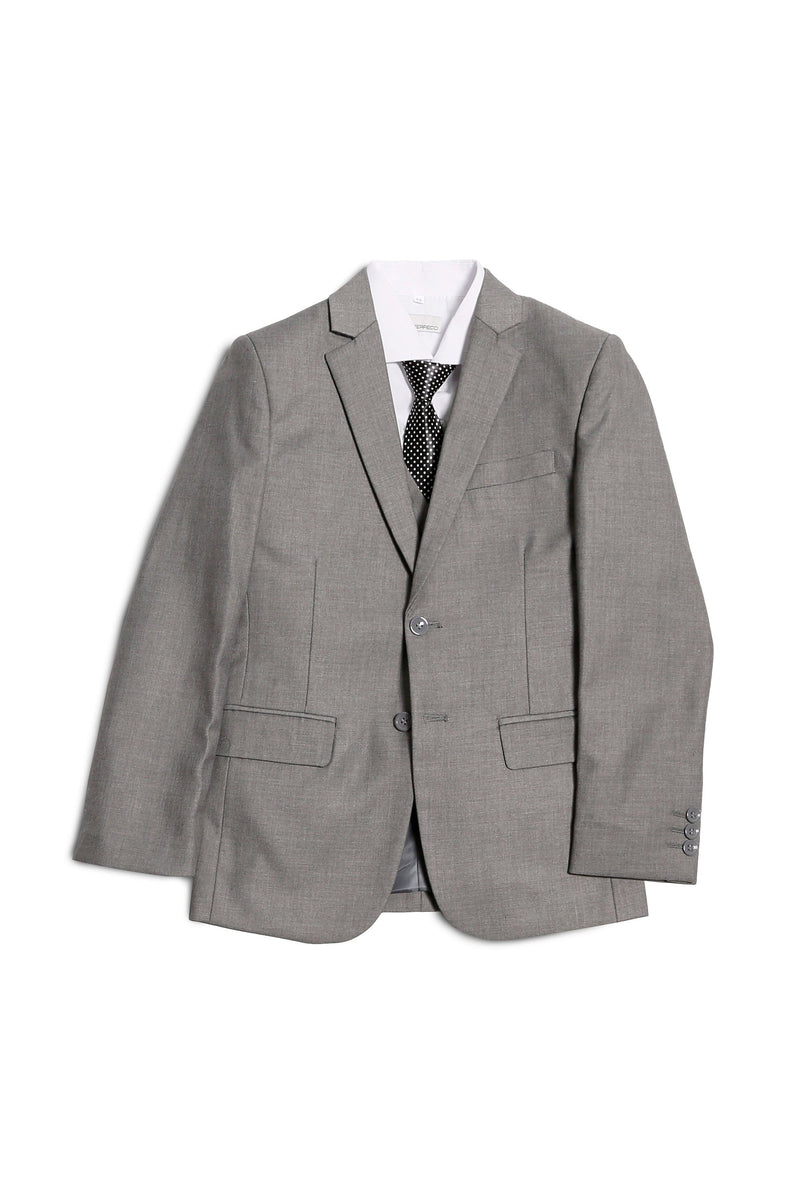 Jax Kids White Suit 5-Piece Set by Ferrecci