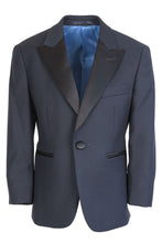 Load image into Gallery viewer, Classic Collection &quot;Fitzgerald&quot; Kids Navy Tuxedo Jacket (Separates)