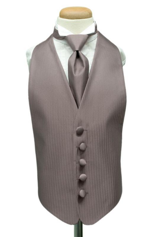 Frosty Pink Herringbone Tuxedo Vest Frosty Pink Herringbone Tuxedo Vest