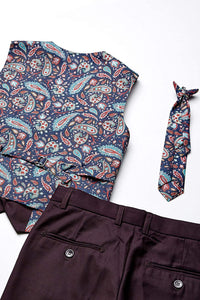 Geoffrey Beene "Austin" Kids Burgundy 5-Piece Suit (Geoffrey Beene / AXNY)