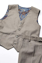 Load image into Gallery viewer, Geoffrey Beene &quot;Austin&quot; Kids Taupe 5-Piece Suit (Geoffrey Beene / AXNY)