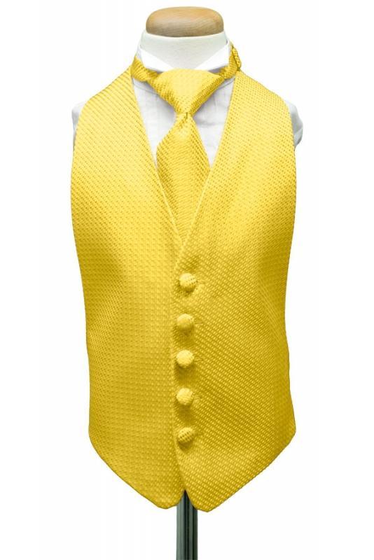 Cardi Gold Venetian Kids Tuxedo Vest