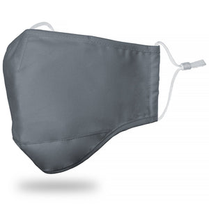 Mask Barn Kids "Solid" Grey Face Mask