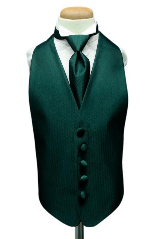 Jade Herringbone Kids Bow Tie
