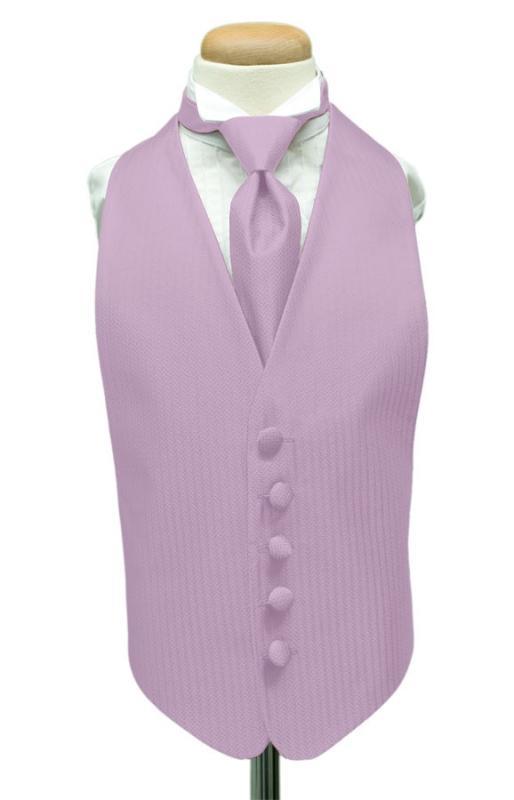 Lavender Herringbone Tuxedo Vest Lavender Herringbone Tuxedo Vest