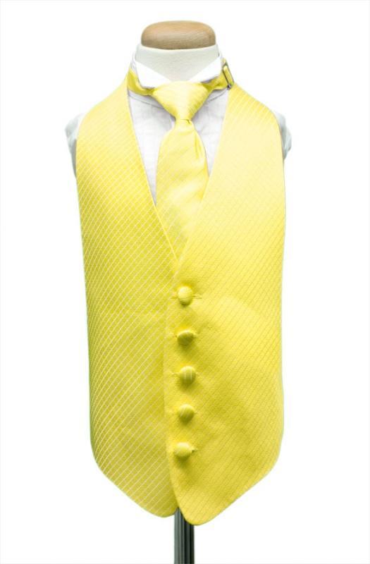 Lemon Palermo Kids Tuxedo Vest Lemon Palermo Kids Tuxedo Vest